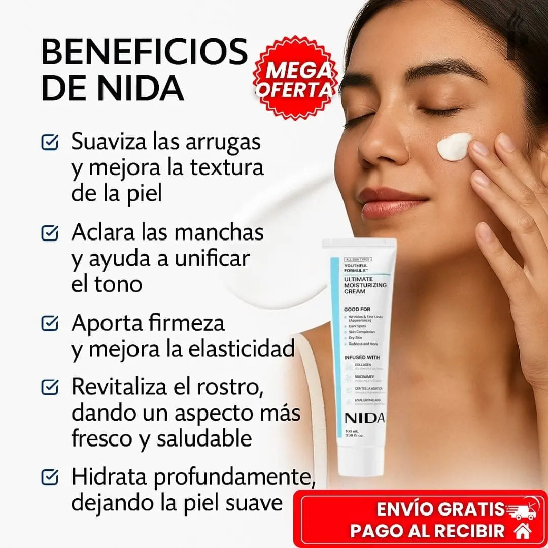 NIDA™ | Bótox coreano: despídete de las arrugas y manchas que envejecen Tienda Colombia