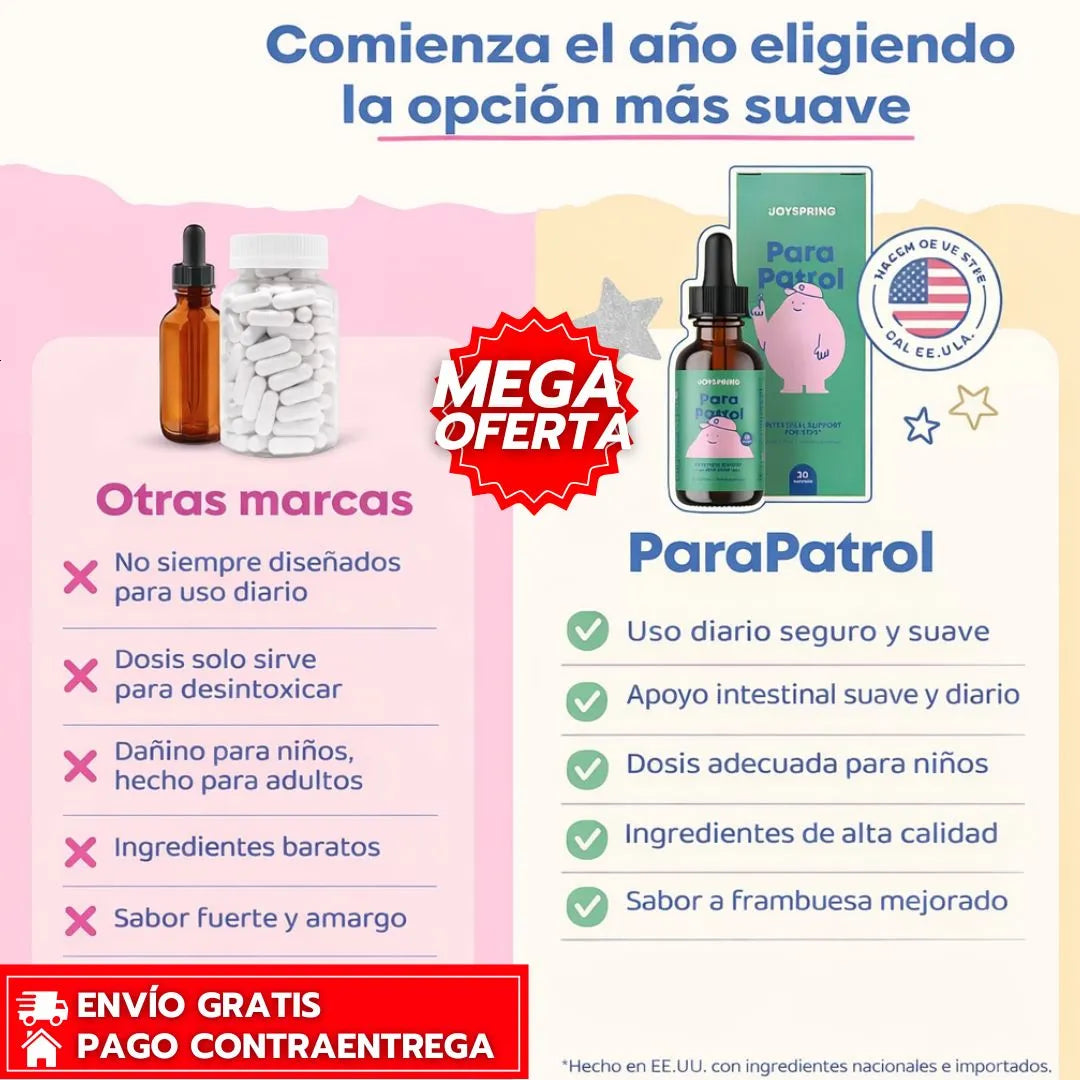 ParaPatrol: Paga 1 y Lleva 2 - Combate los parasitos de tu pequeño