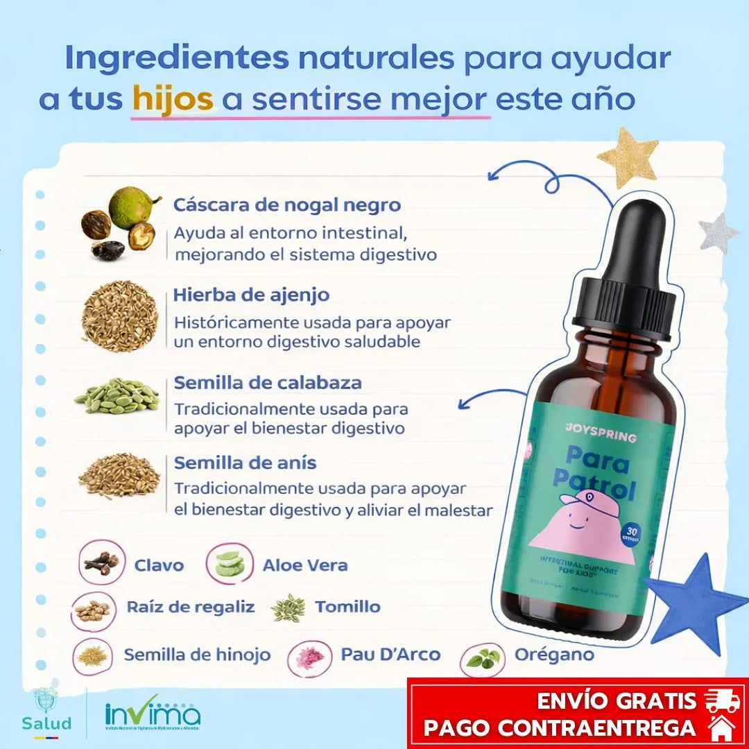 ParaPatrol: Paga 1 y Lleva 2 - Combate los parasitos de tu pequeño