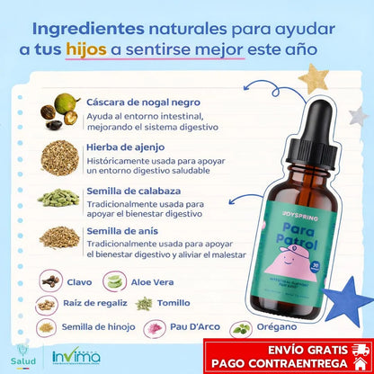 ParaPatrol: Paga 1 y Lleva 2 - Combate los parasitos de tu pequeño